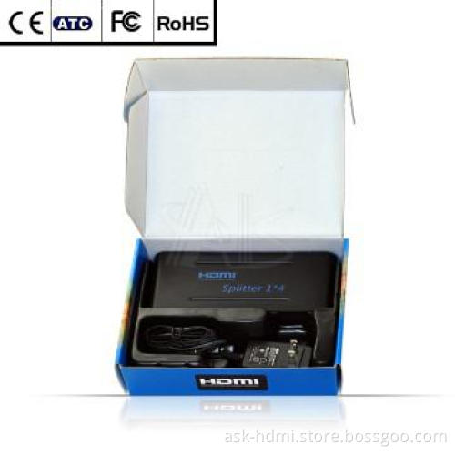 4kx2k HDMI splitter 1 in 4 out 1.4V